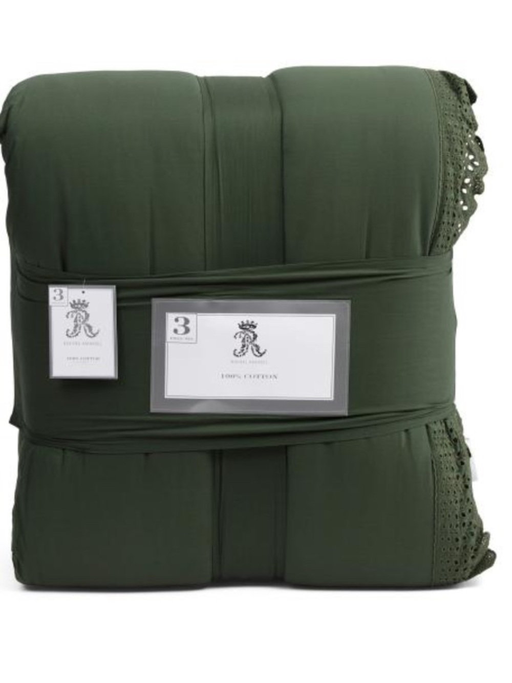 Rachel ASHWELL Dark Pine Cotton Bedding Set